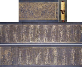 Gilt "Dharma King Bodhisattva's Prophecy Sutra"