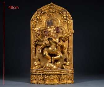 A "Wealth God with an Elephant Trunk"