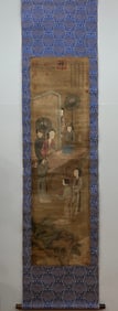 Qiu Ying, Figure Painting in Vertical Format