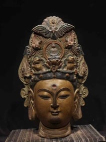 Stone head of Guanyin from the Sui Dynasty