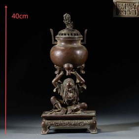 Bronze-Bodied Incense Burner, Marked "Made in the Qianlong Reign"
