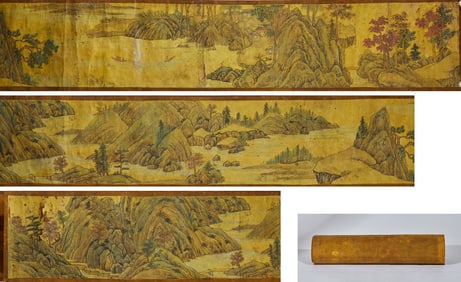 Landscape Painting with Artistic Conception, Spring of the 3rd Year of Tianqing