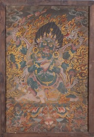 Kesi Tapestry of Mahakala from Before the Ming Dynasty