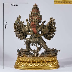 Ming Yongle Period Silver-Gilt Vajrabhairava