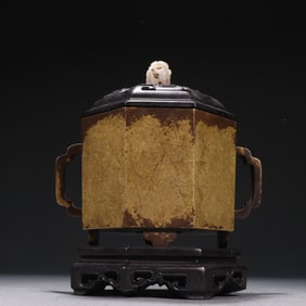 Bronze Octagonal Incense Burner