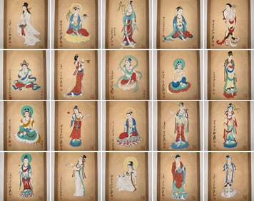 23 Zhang Daqian's Sketches