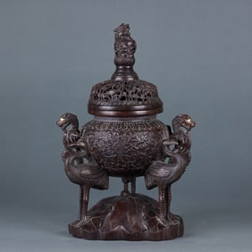Agarwood Crane Foot Dragon Ear Incense Burner
