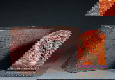 Large Shoushan Stone Imperial Seal "Treasure of Emperor Tongzhi", Made by the Imperial Household