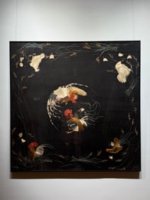 Embroidery: "Promotion in Official Career, Peaceful Life"