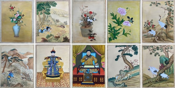 10 Fine Oil Paintings by Giuseppe Castiglione