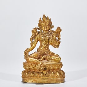 Gilt-Bronze Statue of Tara