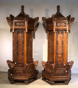 Huanghuali Wood Palace Lantern