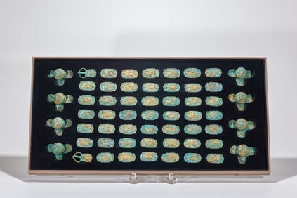 A Set of Gilt Bronze Horse Tack