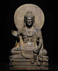 Gandhara Schist Buddha Statue