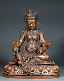 Bronze God of Wealth Statue