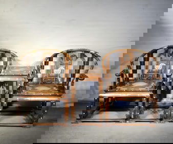 Huanghuali Armchair Inlaid with Shell and Bound with Bronze Rim