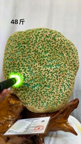 Imperial Green Jadeite Rough Stone