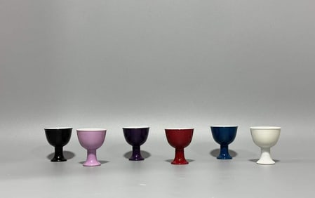 Qing Yongzheng Reign Single-Color Glazed Stem Cup