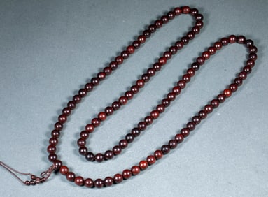 Red Sandalwood Prayer Beads (108 Beads)