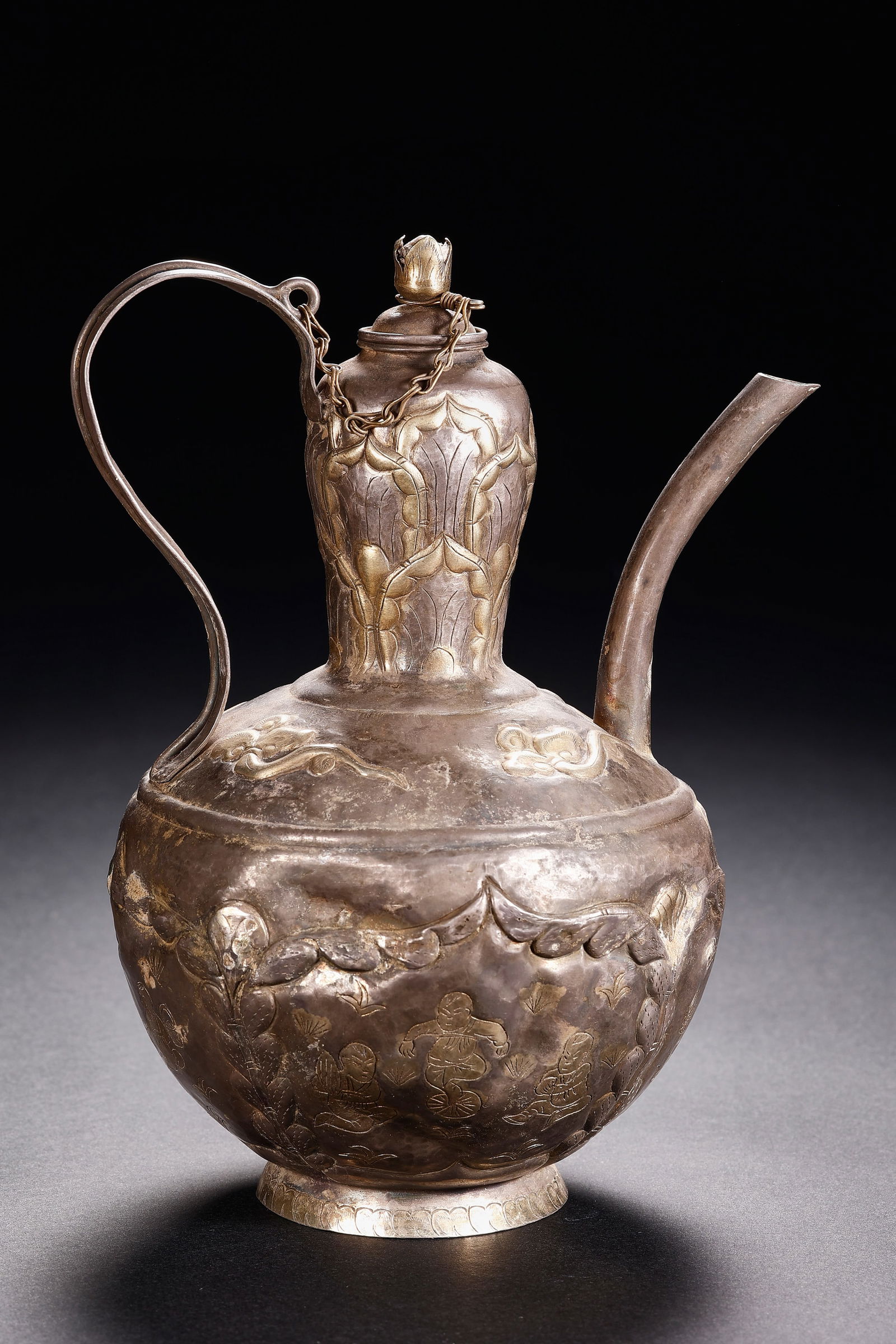 Gilt Silver Ewer - 4