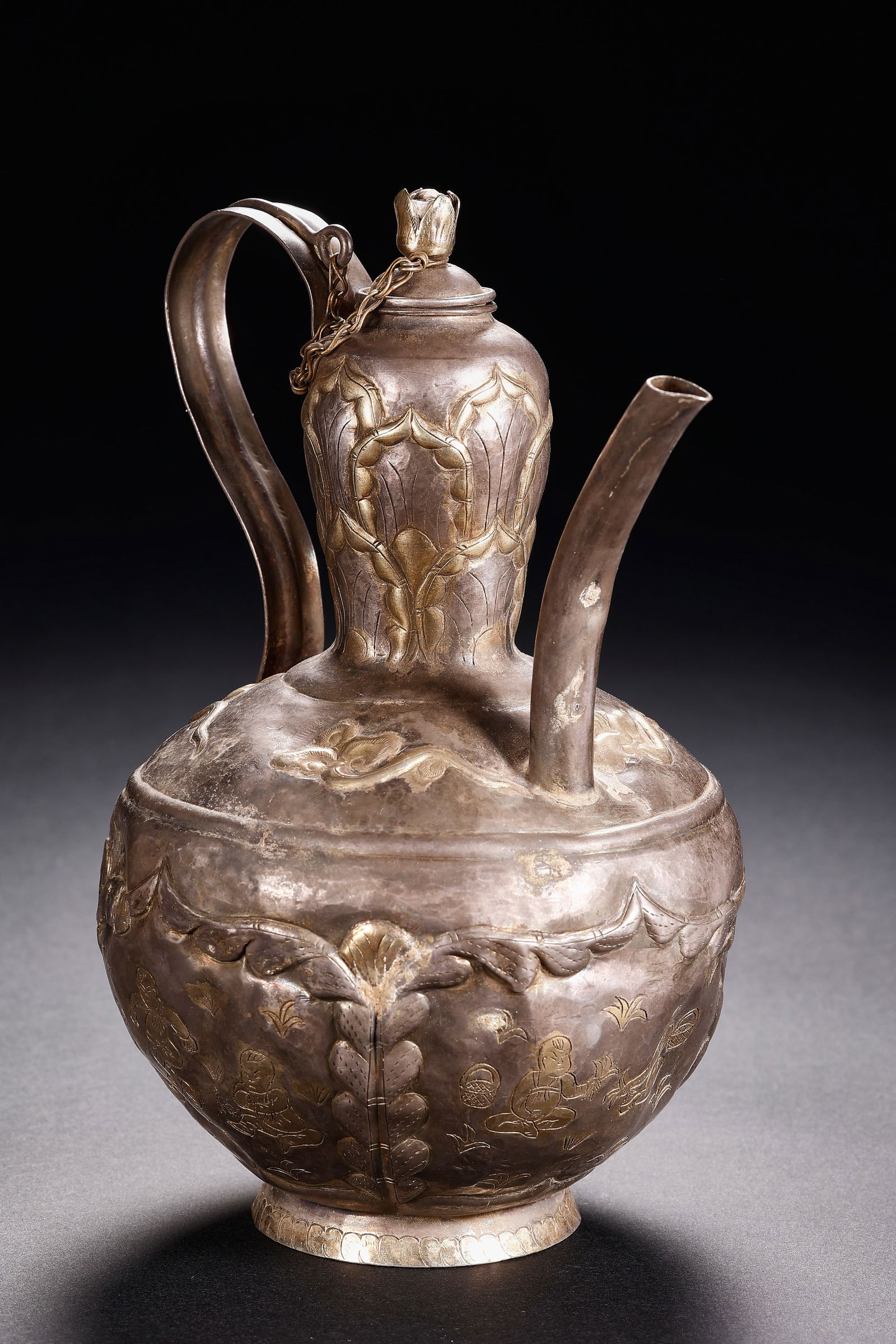 Gilt Silver Ewer - 5