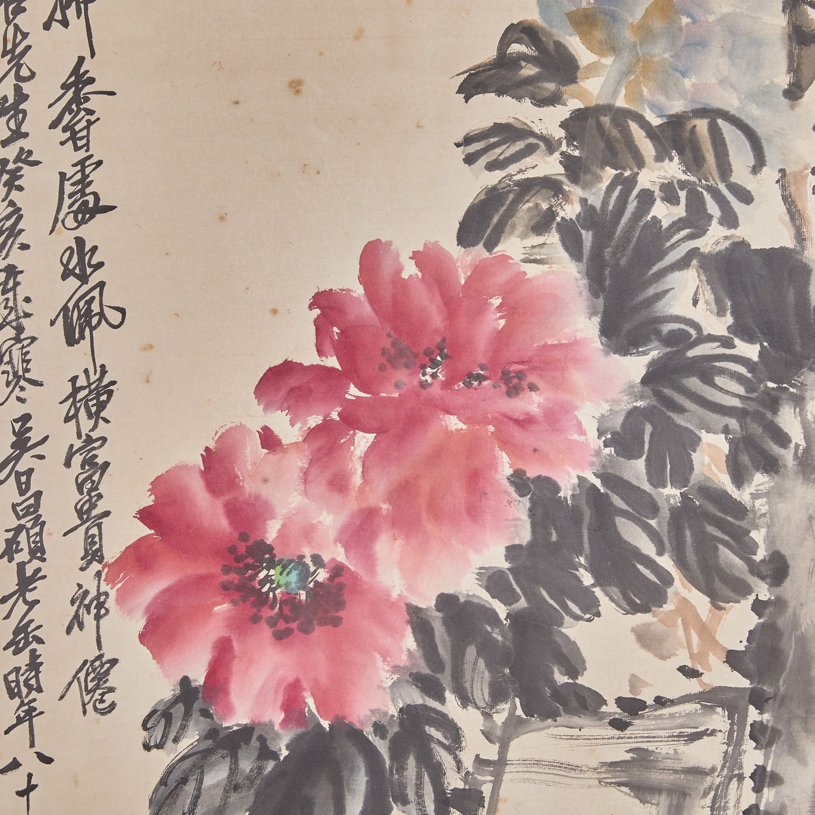 Wu Changshuo Flower Scroll - 5