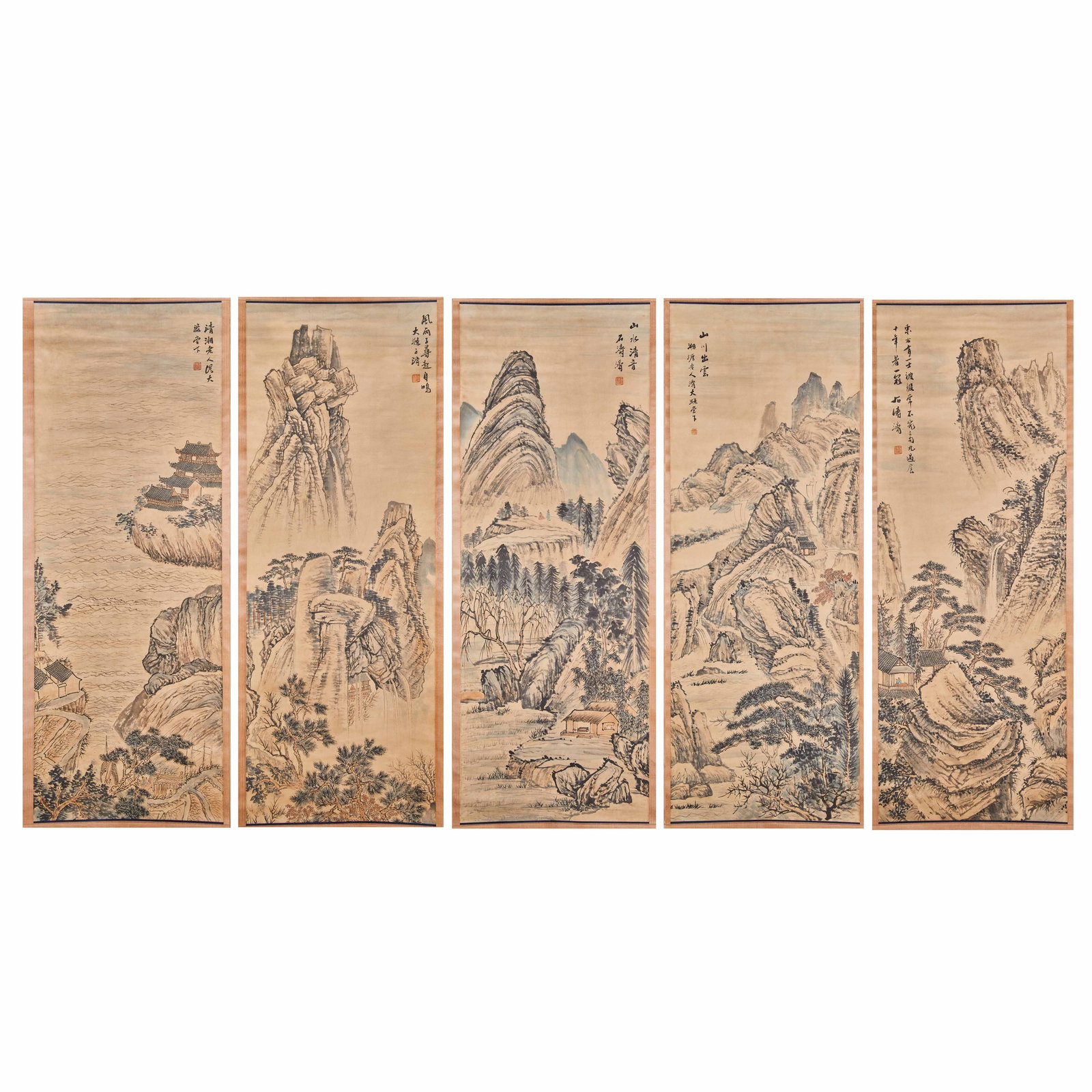Shi Tao Landscape Scroll (1 of 20)