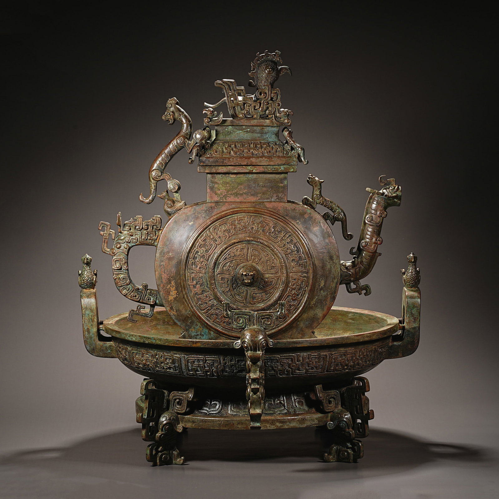 Pre-Ming Dynasty Bronze Wine Vessel (1 of 19)