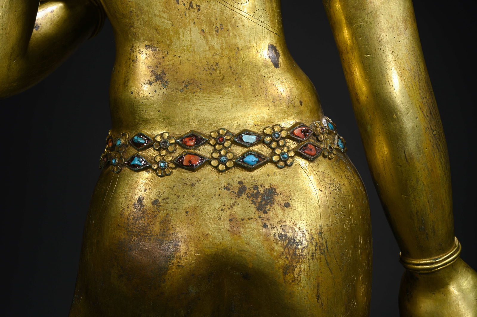 Gilt Bronze Buddha Statue - 17