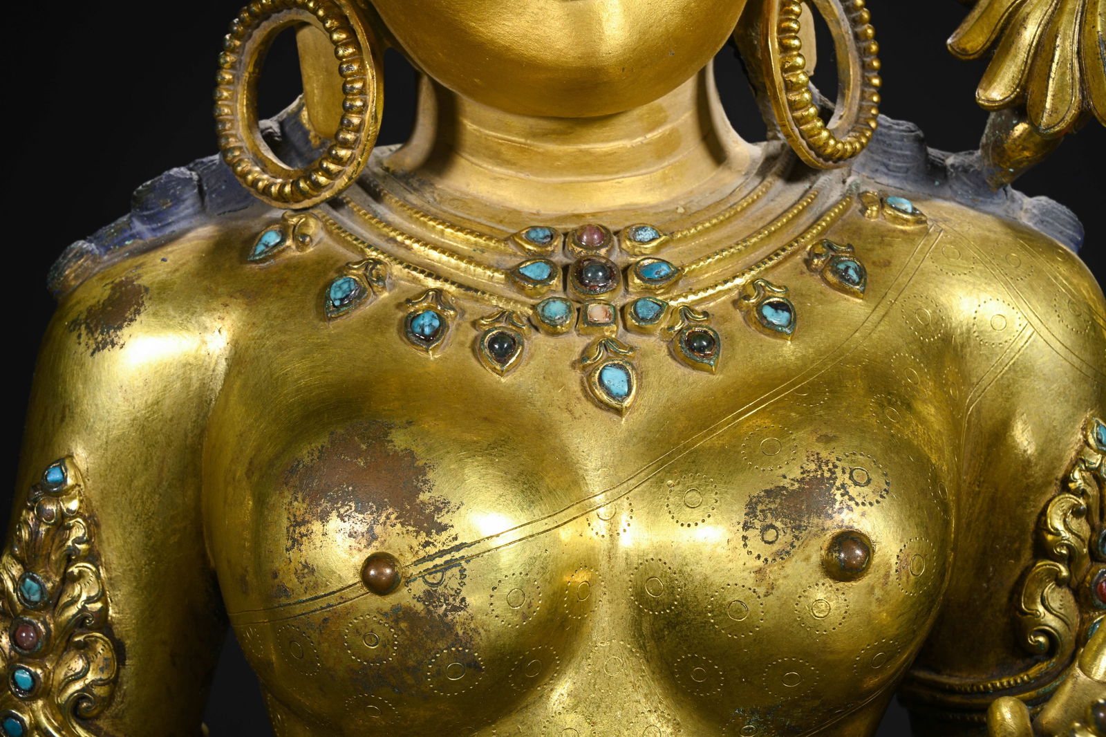 Gilt Bronze Buddha Statue - 6
