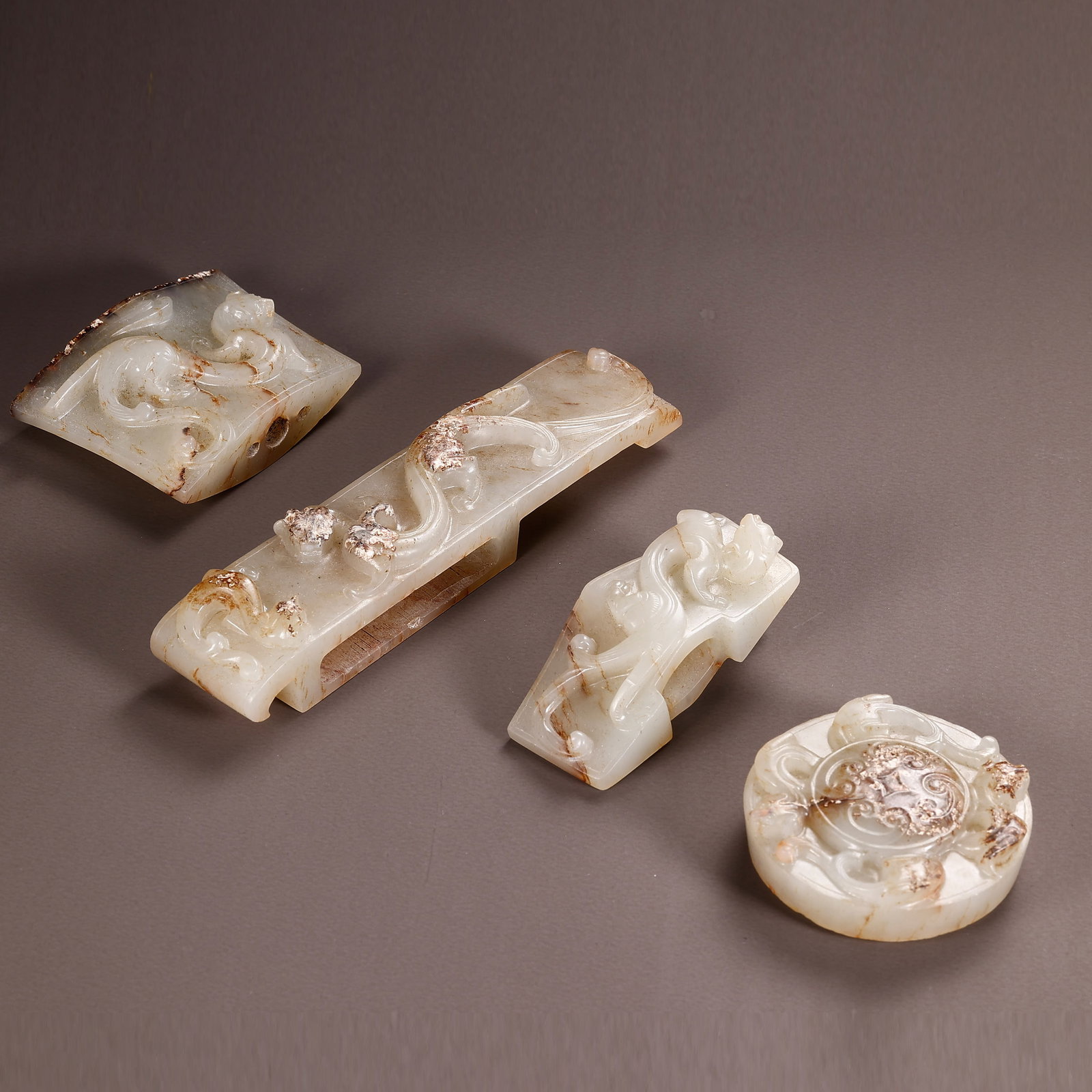 Pre-Ming Dynasty Hetian Jade Swordsman (1 of 13)