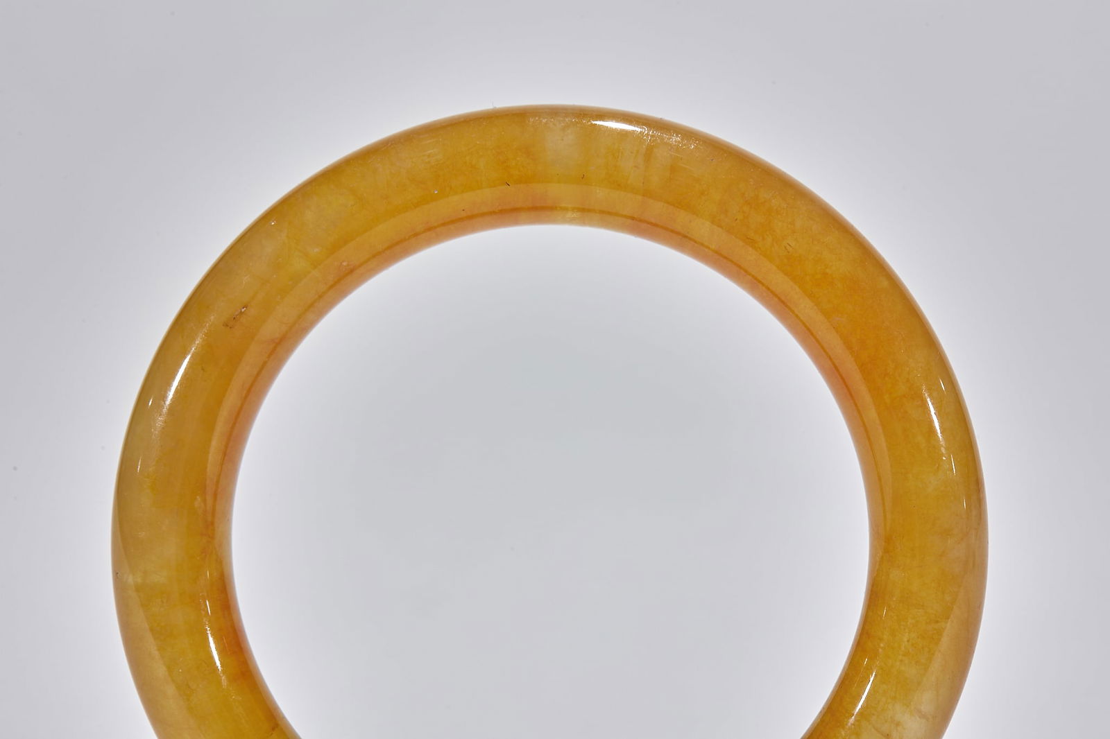 Yellow Jadeite Bangle - 2