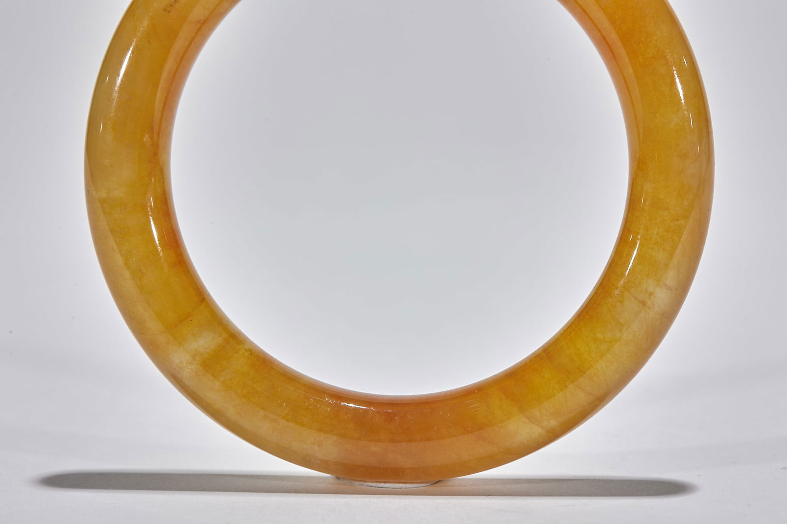 Yellow Jadeite Bangle - 3