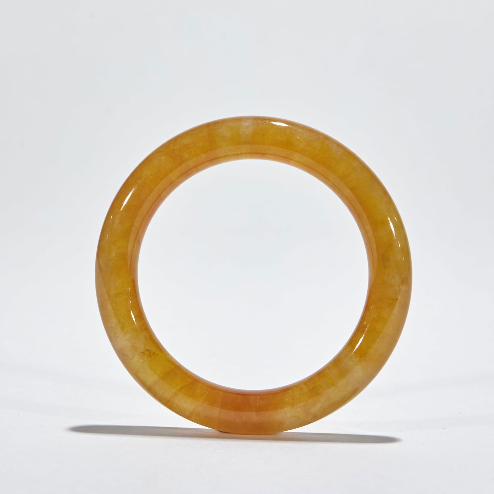 Yellow Jadeite Bangle - 5