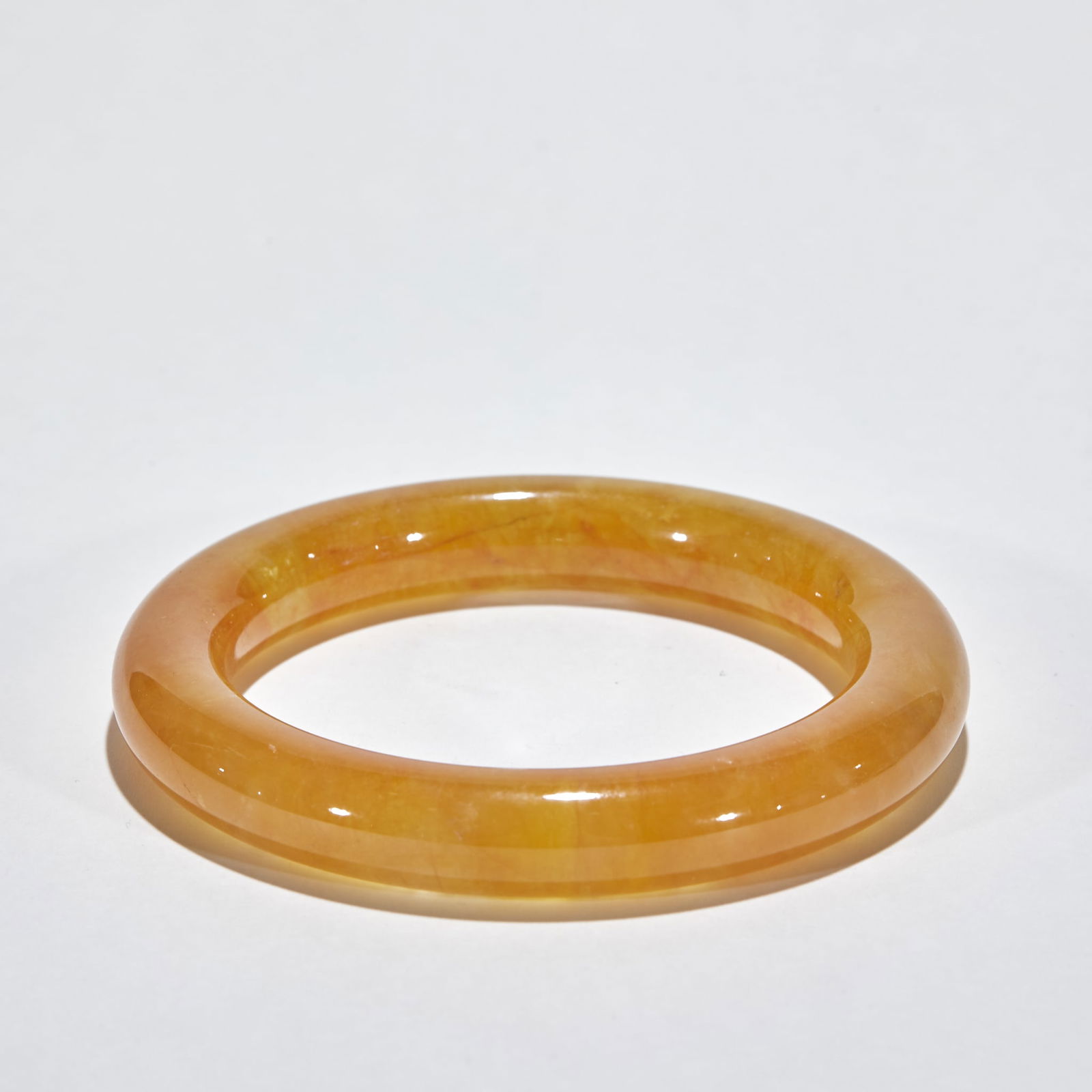 Yellow Jadeite Bangle - 6