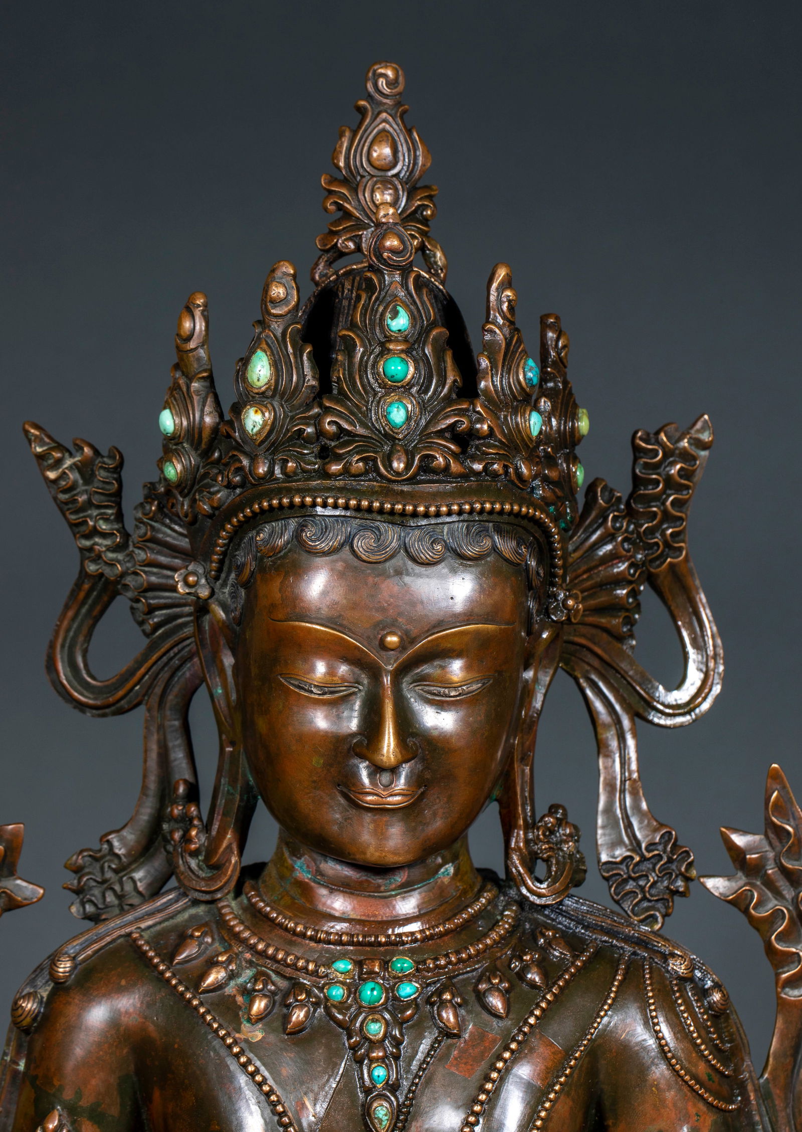 Alloy Copper Longevity Buddha Statue - 2