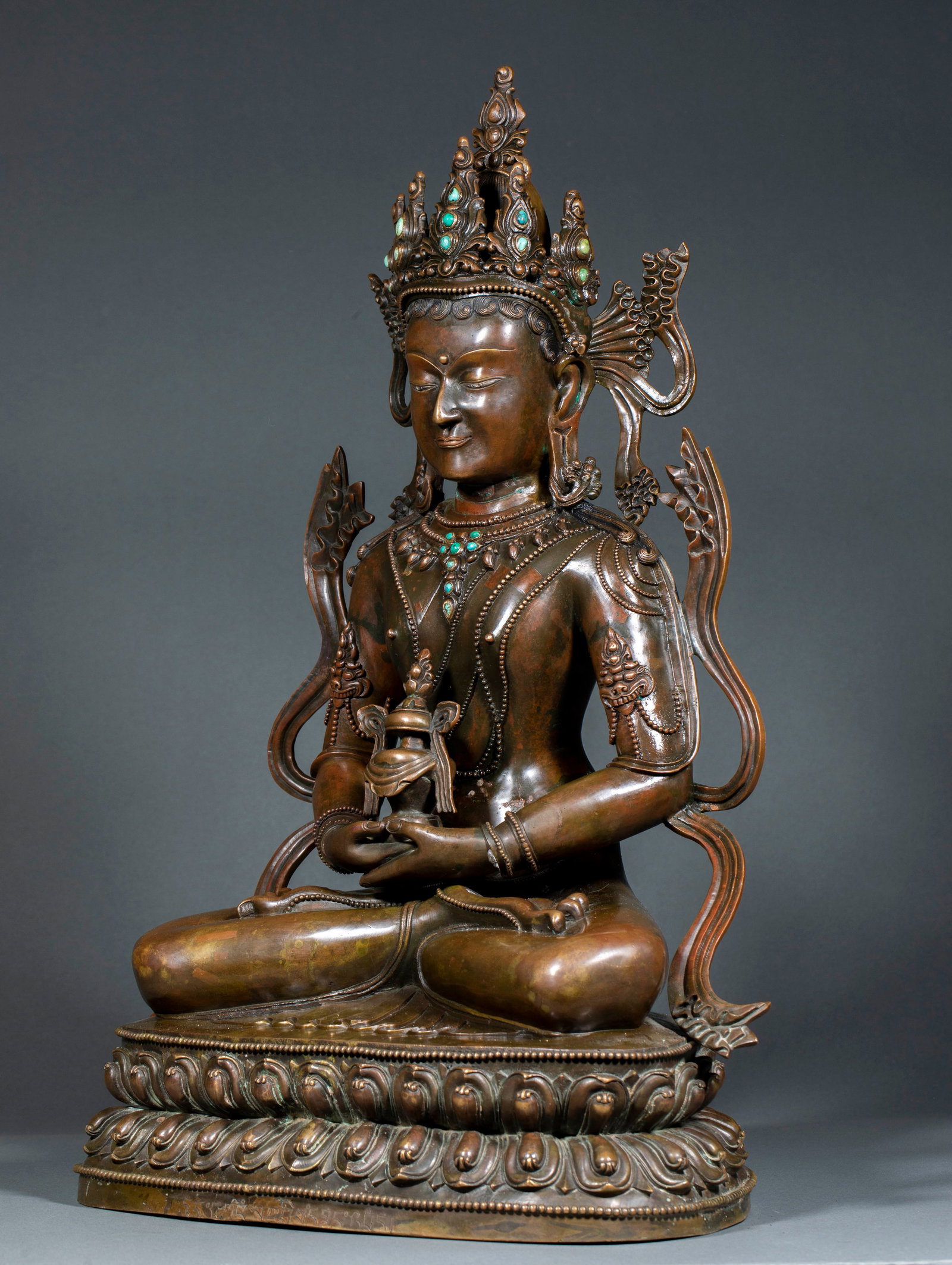 Alloy Copper Longevity Buddha Statue - 6