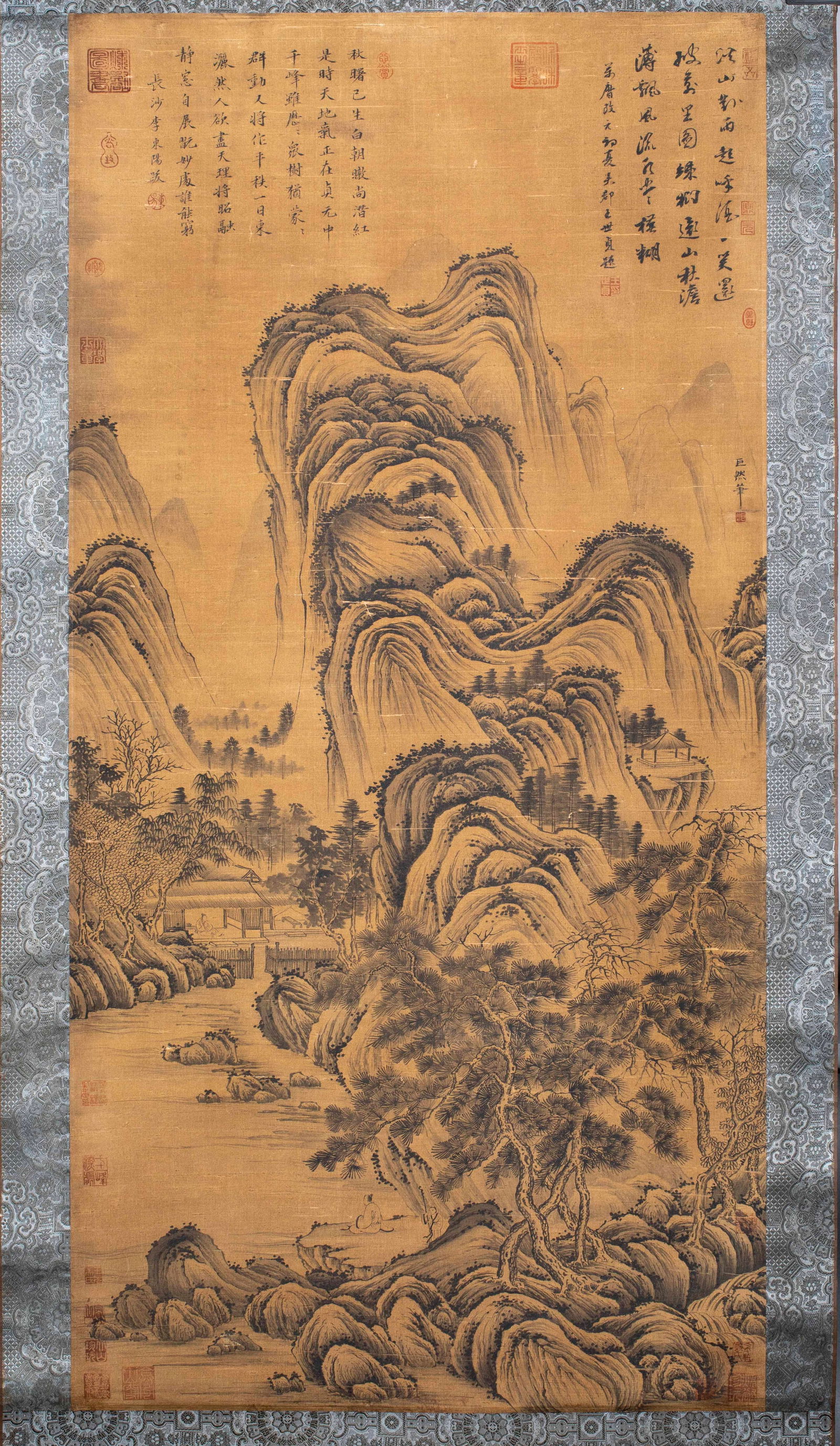 Ju Ran Landscape Hanging Scroll (1 of 13)
