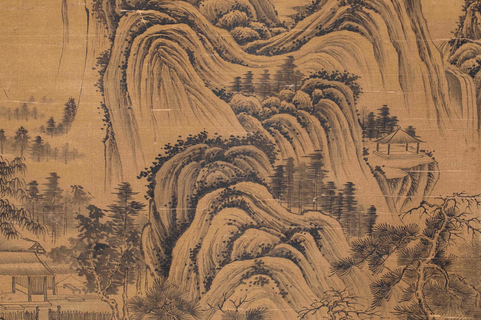 Ju Ran Landscape Hanging Scroll - 8