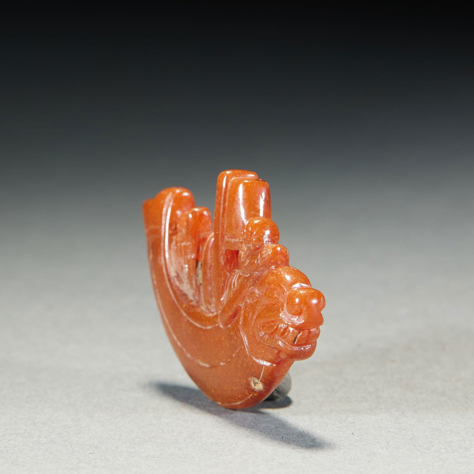 Amber Figural Dragon Boat - 4