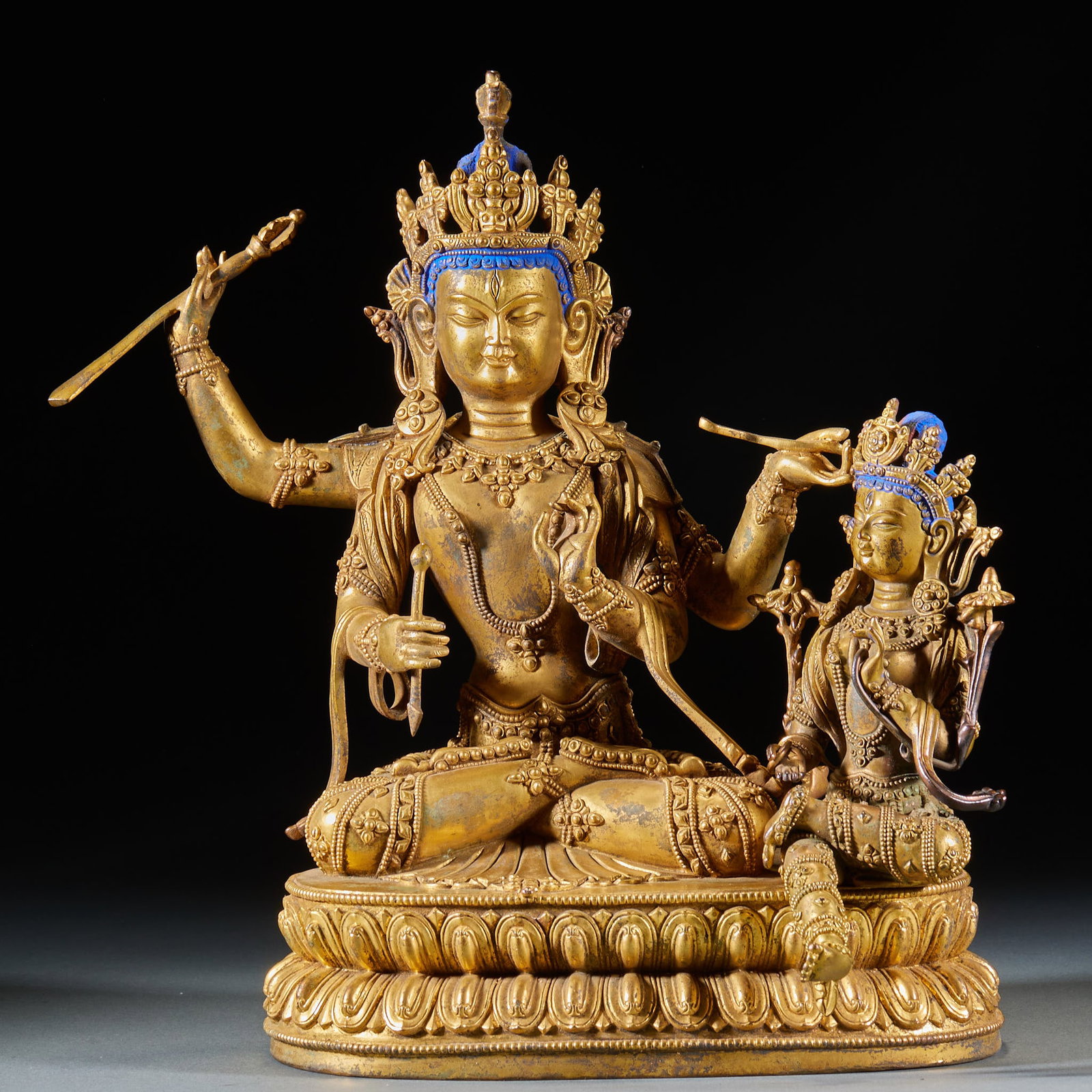 Set of Gilt Bronze Buddha Statues (1 of 10)