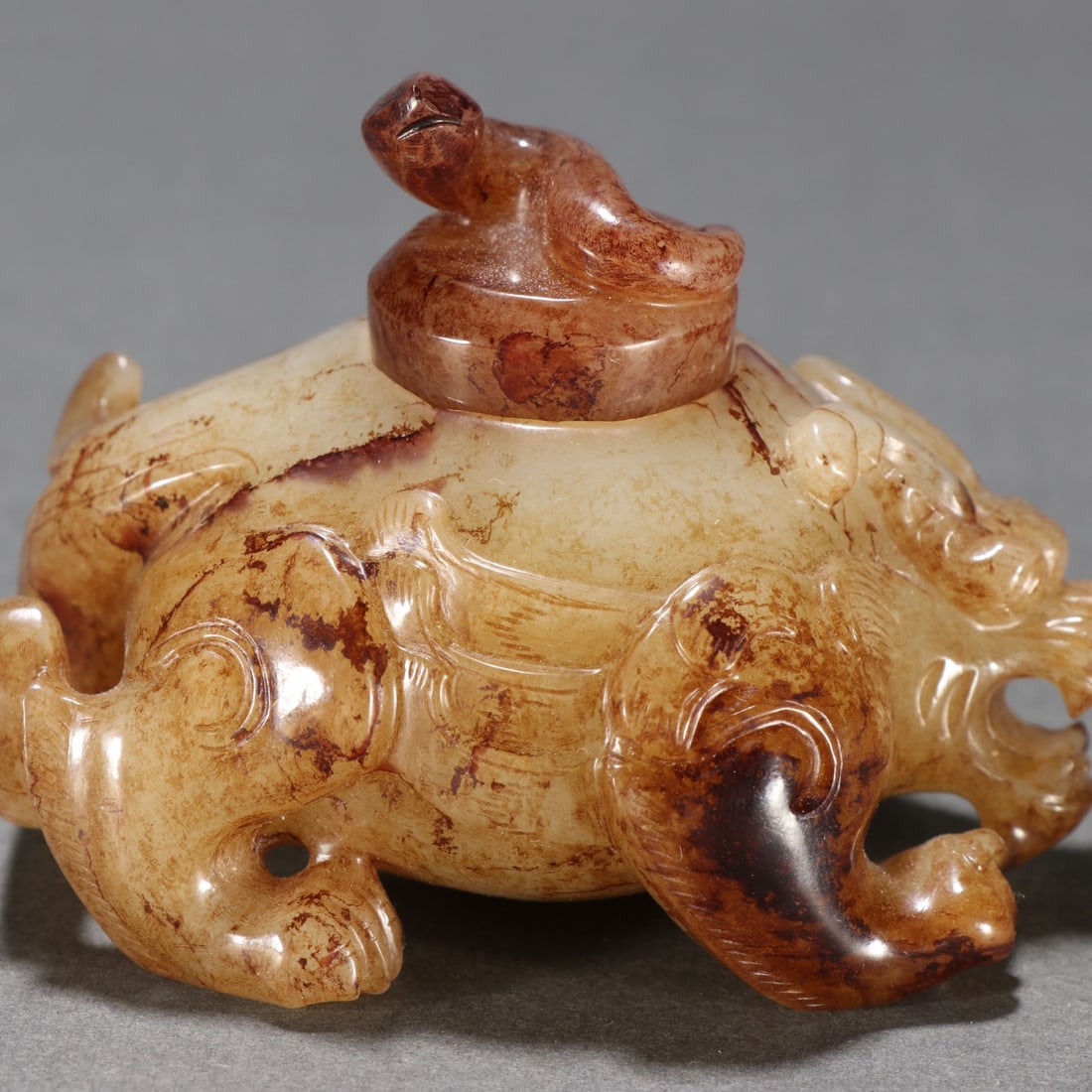 Hetian Jade Auspicious Beast Seal - 2