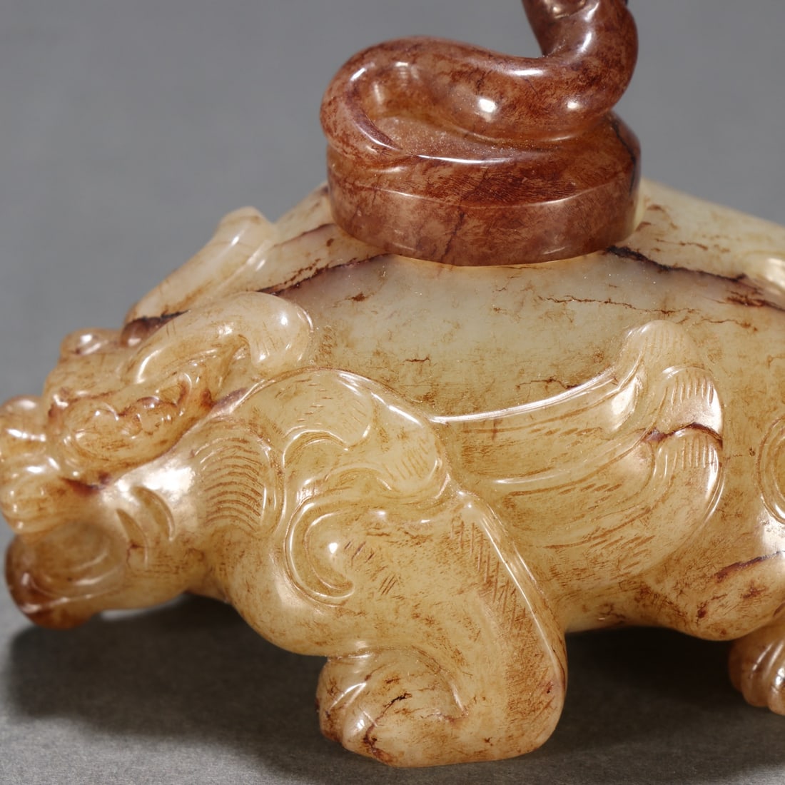 Hetian Jade Auspicious Beast Seal - 6