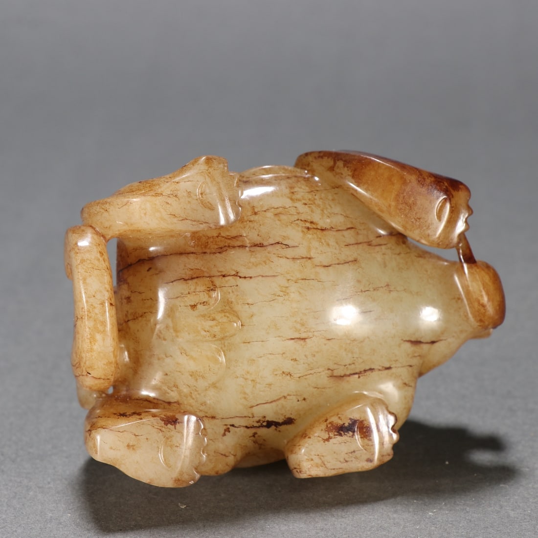 Hetian Jade Auspicious Beast Seal - 9