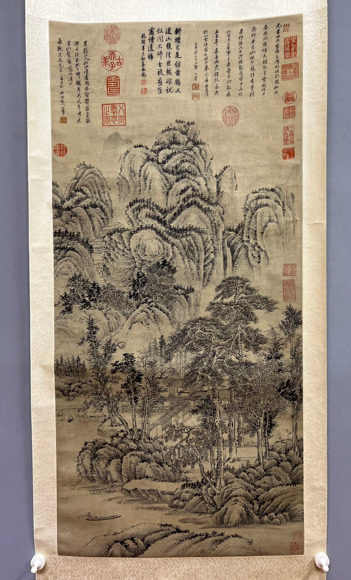 Wang Hui Landscape Hanging Scroll - 2