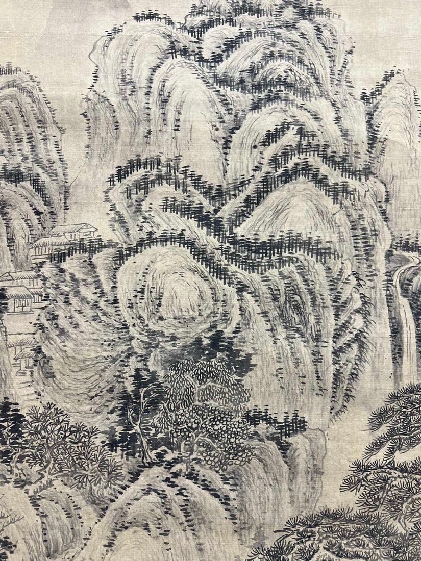 Wang Hui Landscape Hanging Scroll - 6