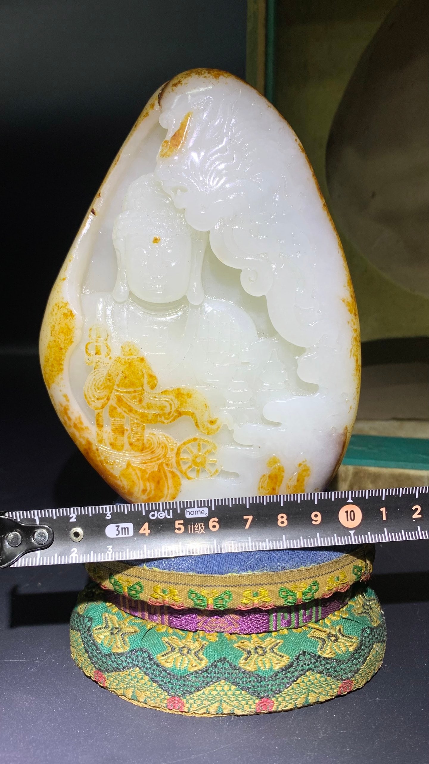 Hetian Jade Buddha Statue - 6