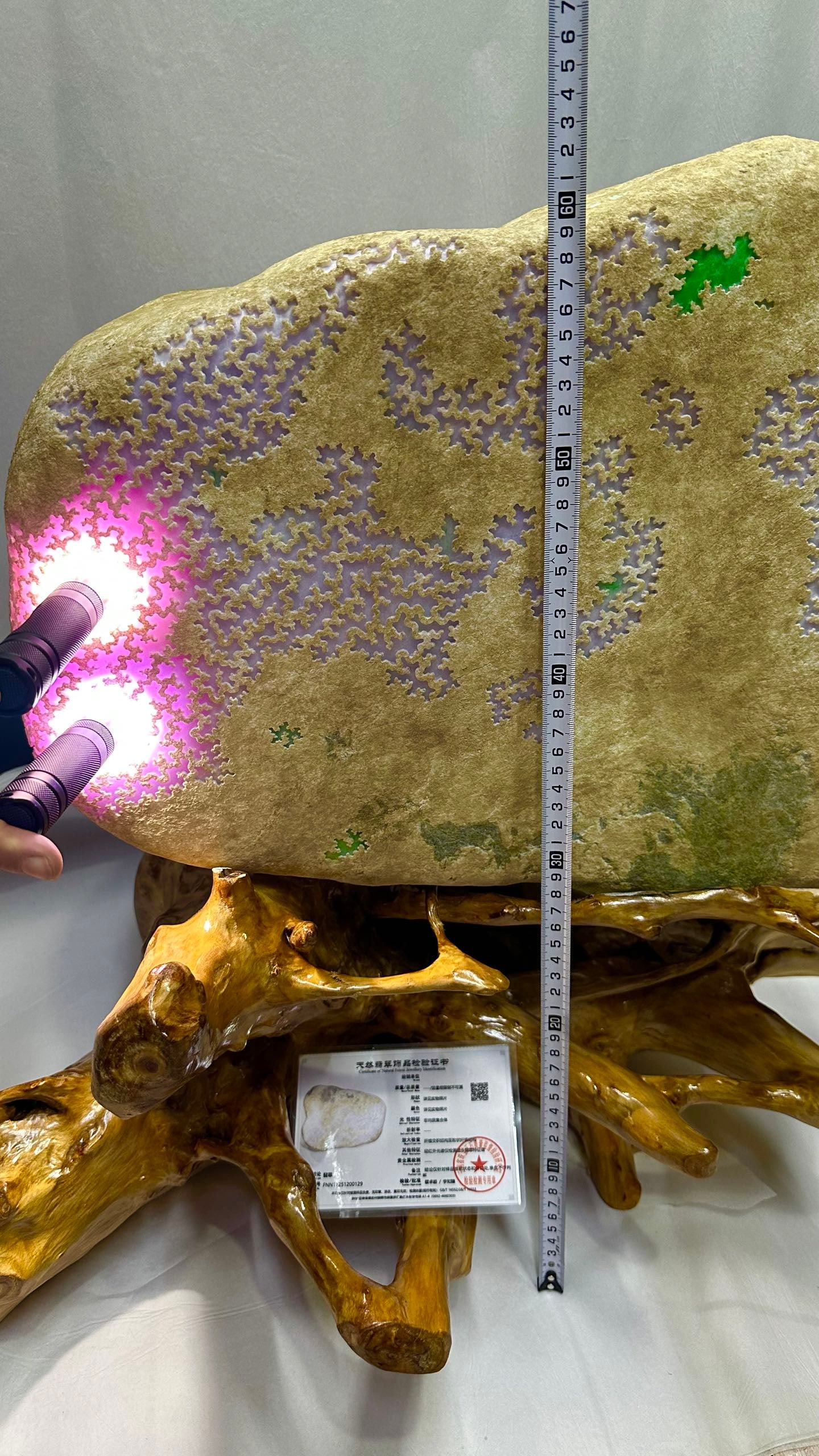 Violet Jadeite Rough Stone - 8