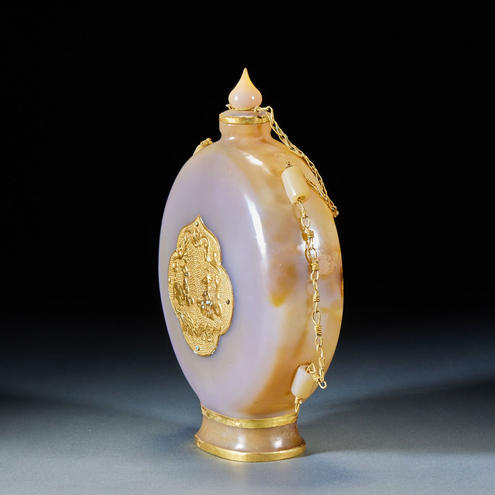 Pre-Ming Agate Flat Vase - 3