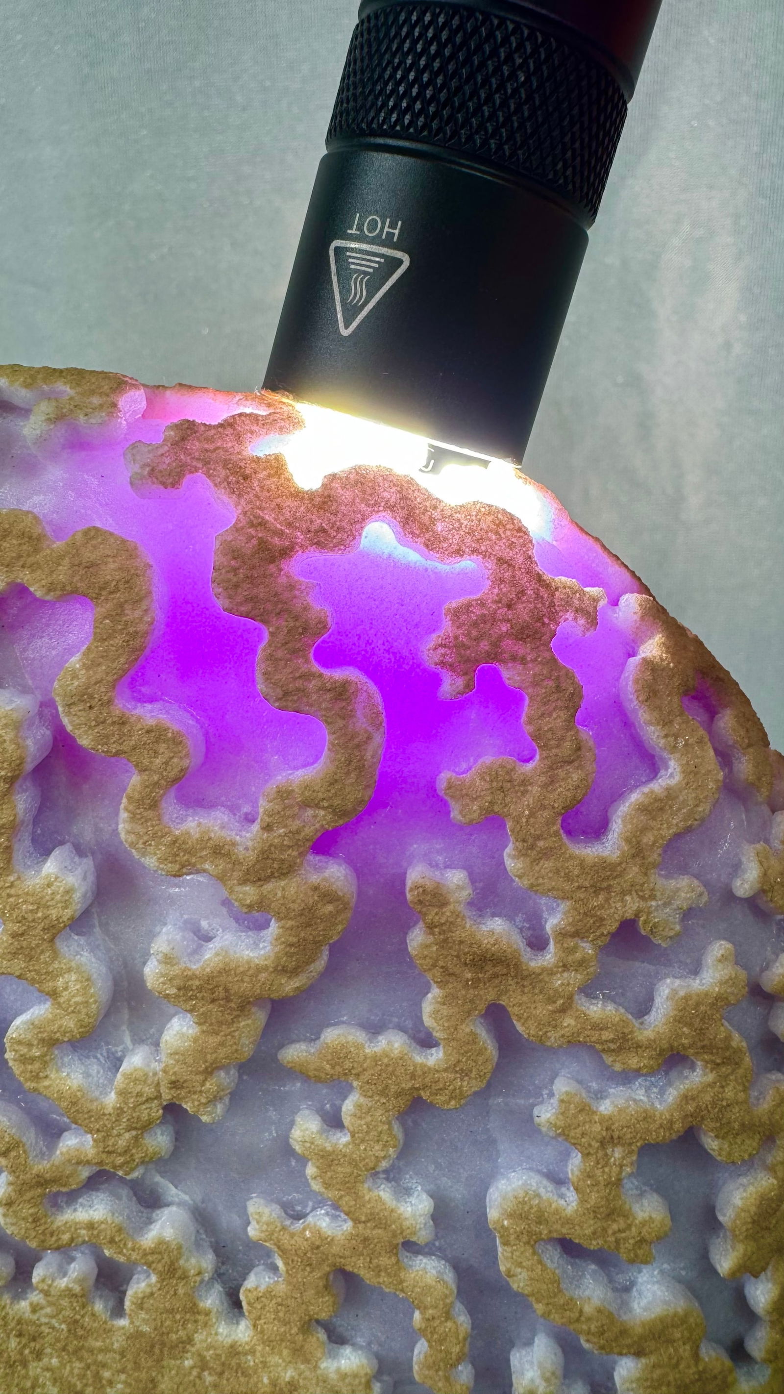 High Ice Violet Jadeite Rough Stone - 6